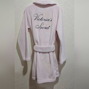 Victoria's Secret Light Pink Plush Robe XS Small